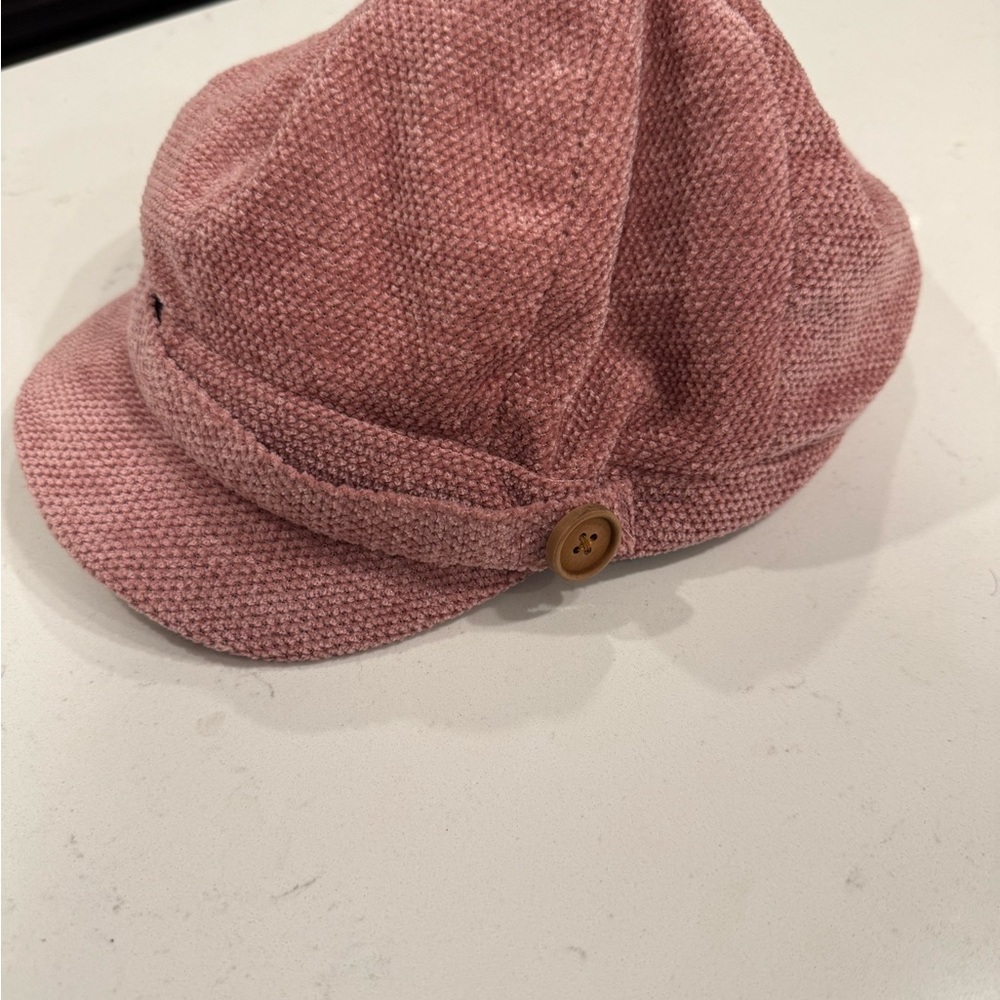 David and Young Textured Pink Hat
